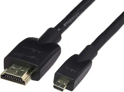 I have two new 6-foot Amazon Basics Flexible Micro HDMI to HDMI Cables. They are black. The items ar...