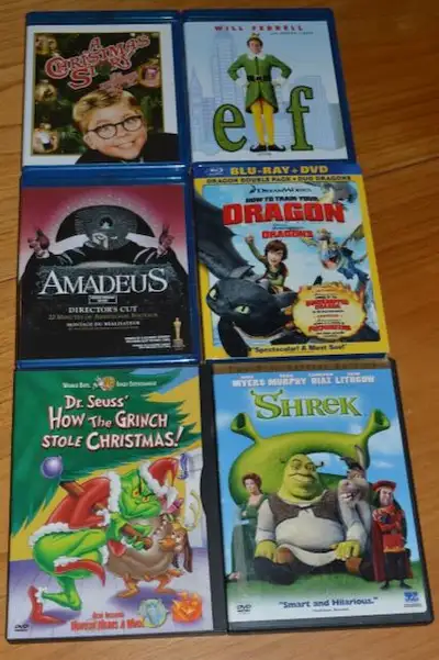 Christmas Movies (and others) blu-rays and DVDs, View more