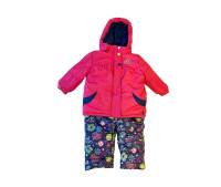 Rugged Bear Baby Girl 2 Piece Floral Snowsuit 24 Months