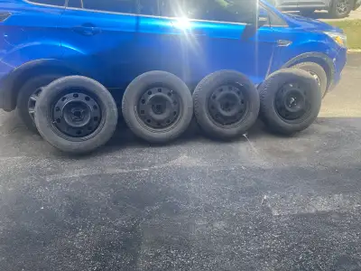 4 Winter Tires on Rims They came off a 2017 Ford Escape See pictures for more detail