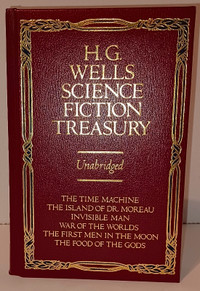 H G Wells Science Fiction Treasury Unabridged 1979 Incls 6 Novel