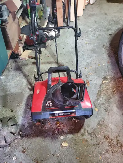 King Canada Electric Snow Thrower/ Blower, View more