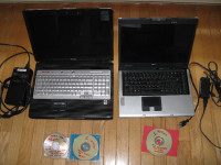 Laptops  17 po et 15 po Dell et Asus