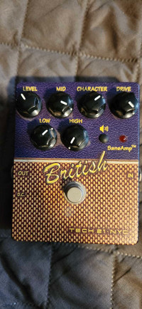 Tech 21 Character Series British V2 Overdrive and preampPedal
