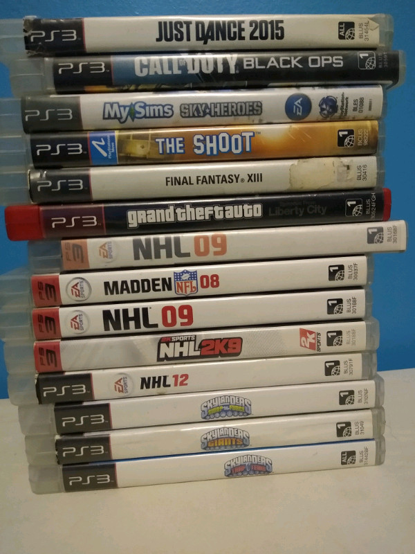 PS3 games  in Sony Playstation 3 in Mississauga / Peel Region