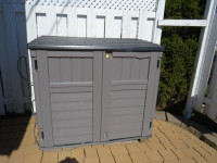 NEAR NEW STORAGE SHED UP TO 34 CU-FT CAPACITY