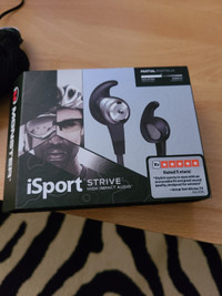 Brand New- Monster Isport Strive earbuds - 2 new sets