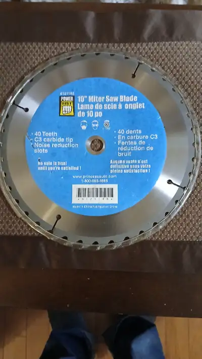 10" -  40 Teeth Wood Cutting Mitre/Table Saw Blade, View more