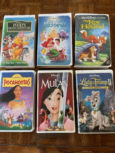 Walt Disney VHS Tapes, View more