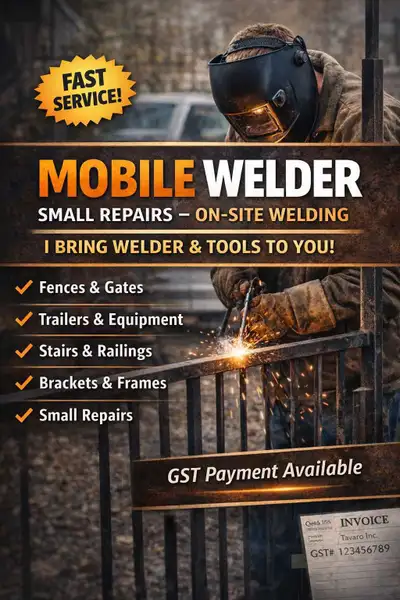Mobile Welder Winnipeg – Small Welding Repairs, Gates, Trailers,, View more