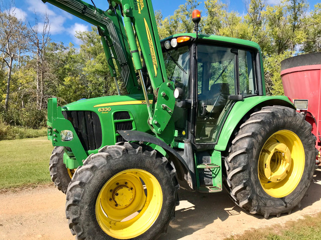 John Deere 6330 Premium w/loader & grapple | Farming Equipment ...