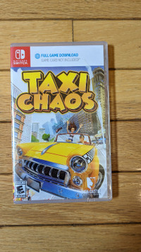 Taxi Chaos (Download) New SEALED Switch game