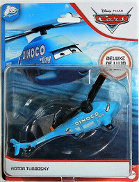 Disney Pixar Cars 1/55 Rotor Turbosky Dinoco Helicopter Diecast