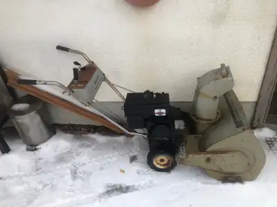 Old snowblower, View more