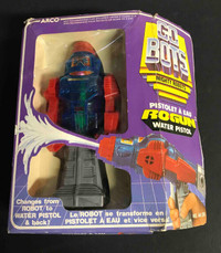 Go Bots Mighty Robots Water Pistol 1984 Arco