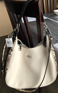 Coach Purse with Snake Skin Accent (Brand New)