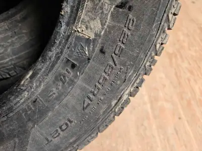 I have full set of goodyear winter tires no cracks tires are great tread is about 90% DOT 4217 if in...