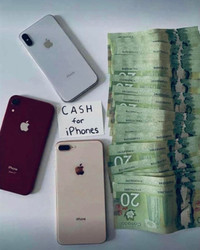 We Offer Cash $$ For broken or liquid damaged Apple iPhone&iPad