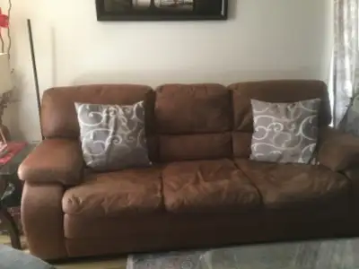 Brown light Sofa in good condition, View more