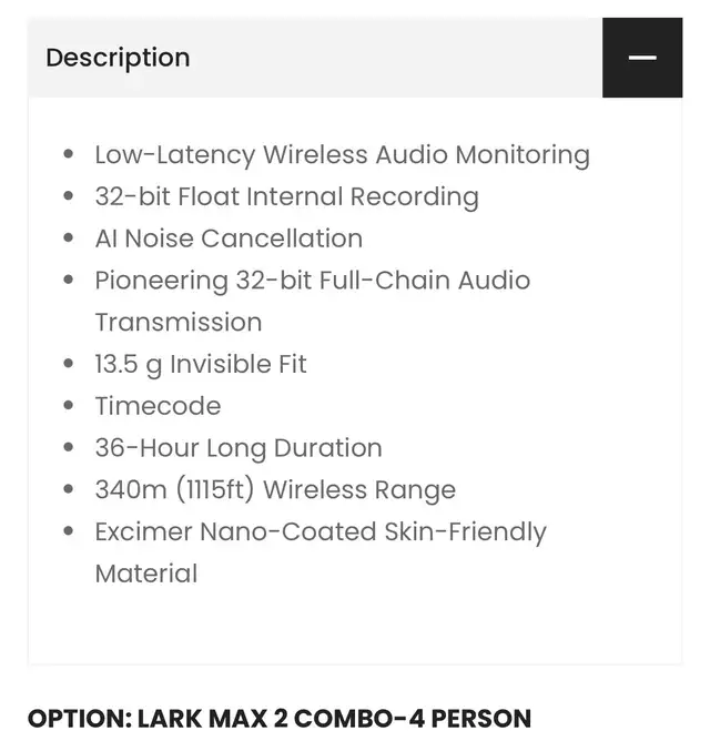 Content creator 4 mic’s wireless setup64573399482114121