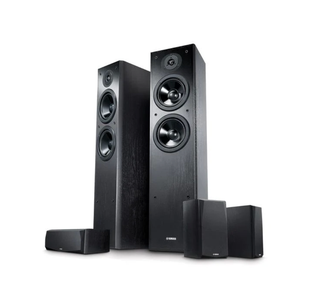 Yamaha Home Theater System with 6 Speakers.