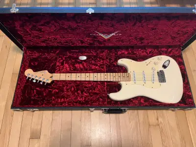 Upgraded 2017 MIM Fender Stratocaster with Hard Shell Case (Fender custom shop—not original case). T...