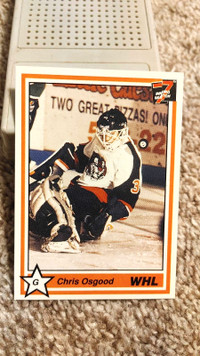 1990-91 7th Inning Sketch WHL #24 Chris Osgood Pre-Rookie