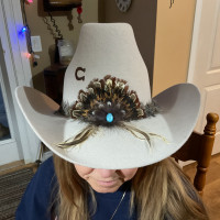 Lady’s cowboy hat