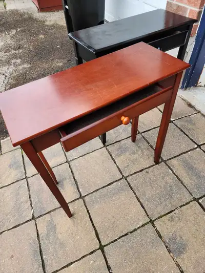 Console Table with Drawer and Solid Wood Legs Accent Table for , View more