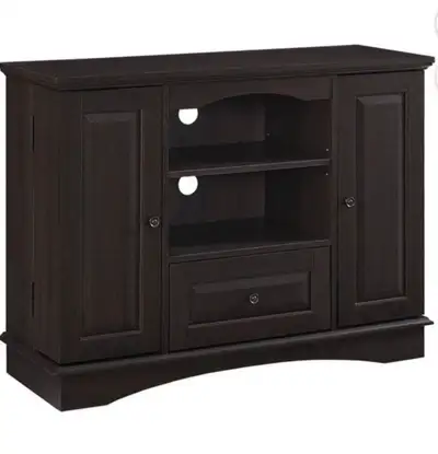 42" Highboy Wood TV Media Stand Storage Console - Espresso, View more
