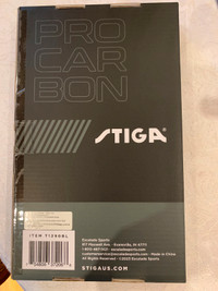 Brand new Stiga Pro Carbon ping-pong paddle