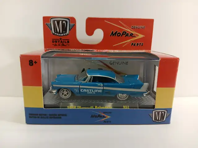 1958 Plymouth Belvedere. 2020 M2 Machines Auto-Meets. 5000 pcs