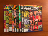 Nine Vintage Star Trek The Next Generation Magazines