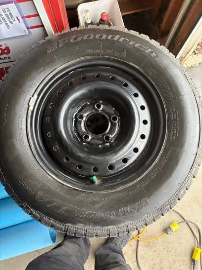 Set a 4 BFGoodrich winter tires and rims just took them off 2005 Buick Century,bought last fall only...