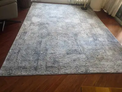 Abstract Grey Area Rug, View more