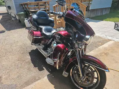 2015 harley davidson ultra limited low 56000 km 2 into 1 exhaust stage 2 crome front end detachable...