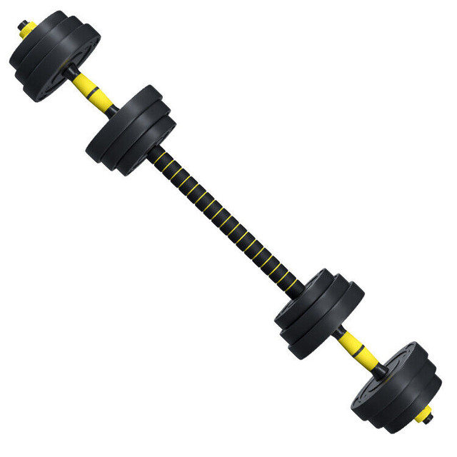 20KG DUMBBELL, BARBELL WEIGHT LIFTING SET ALL IN ONE! in Exercise Equipment in Edmonton - Image 4