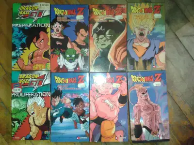 *DRAGON BALL VHS* -Fusion Ambush (Uncut), SOLD -Preparation, -Proliferation, -Fusion The last SAYAN...