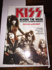 KISS Behind the mask band bio, soft cover book