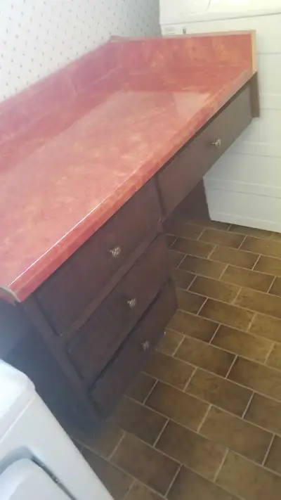 Counter and drawers, View more