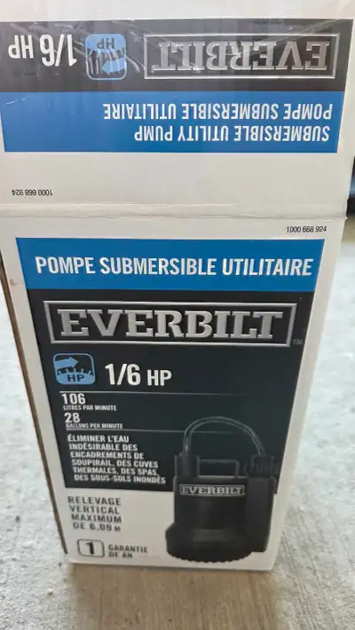 Everbilt Submersible Pump , View more