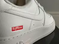 DS Supreme x Nike Air Force 1 Low White size 9/9.5/10