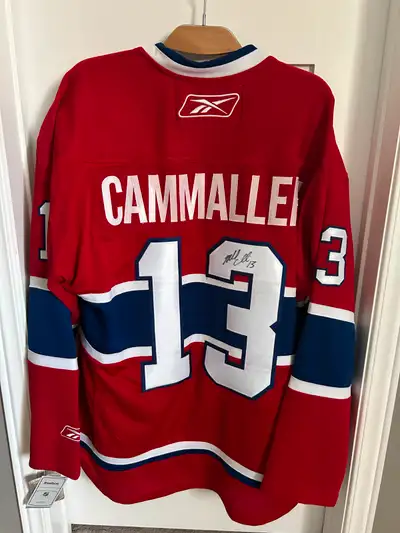 Michael Camilleri Signed Montreal Canadiens Reebok Jersey New With Tags XL
