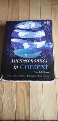 UNB Textbook. ECON 1013. Microeconomics in Context 4th Edition