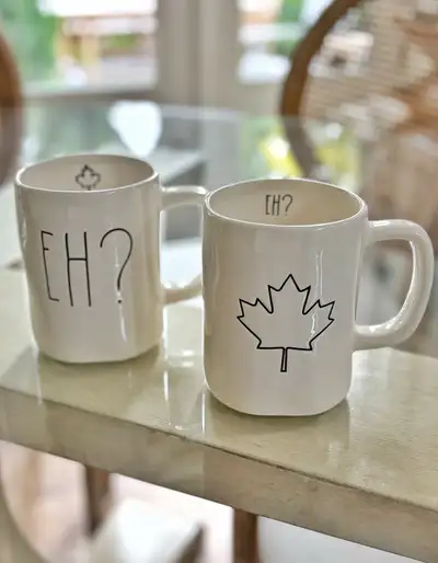 ⭐️OG 2017 NEW Rae Dunn Canadian EXCLUSIVE Mugs⭐️ ⭐️Canada exclusive!!!⭐️ ⭐️Perfect for Canada Day!!!...