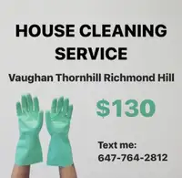 House cleaning   $130