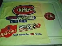 Petite serviette promotionnelle du Canadien de Montreal 2002