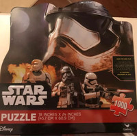 Star Wars Captain Phasma 1000 Piece Puzzle - NIB Tin Box