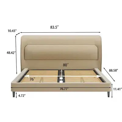 Lit King Size avec Tête de Lit – Neuf dans la Boîte, View more