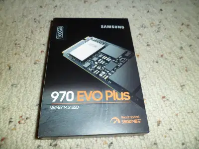 Samsung V-NAND M.2 SSD 970 EVO Plus NVMe 500GB MZ-V7S500, View more